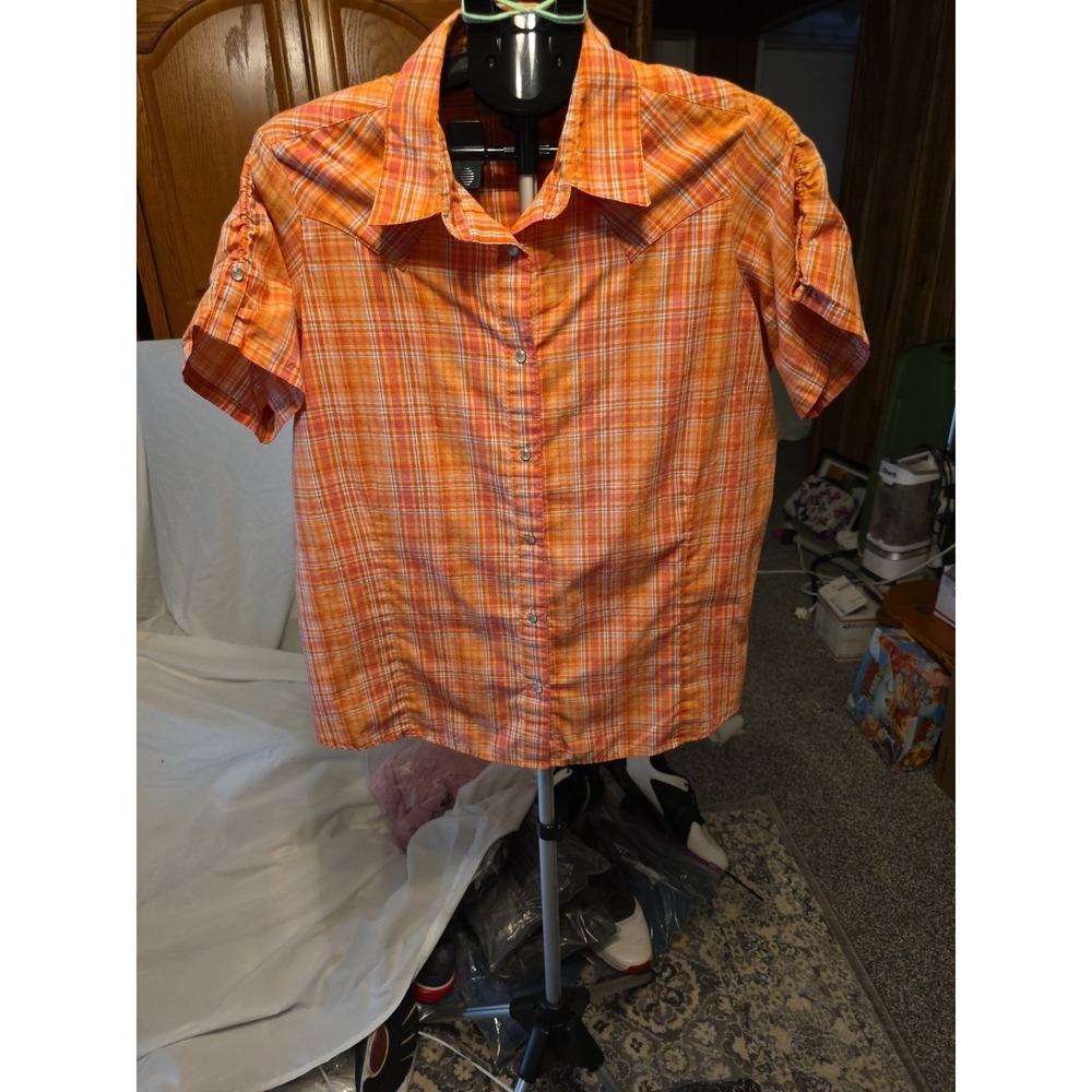 Wrancher By Wrangler Womens Linen Blend. 25"PTP, 26" Long.  Western, Rodeo, Y2K,
